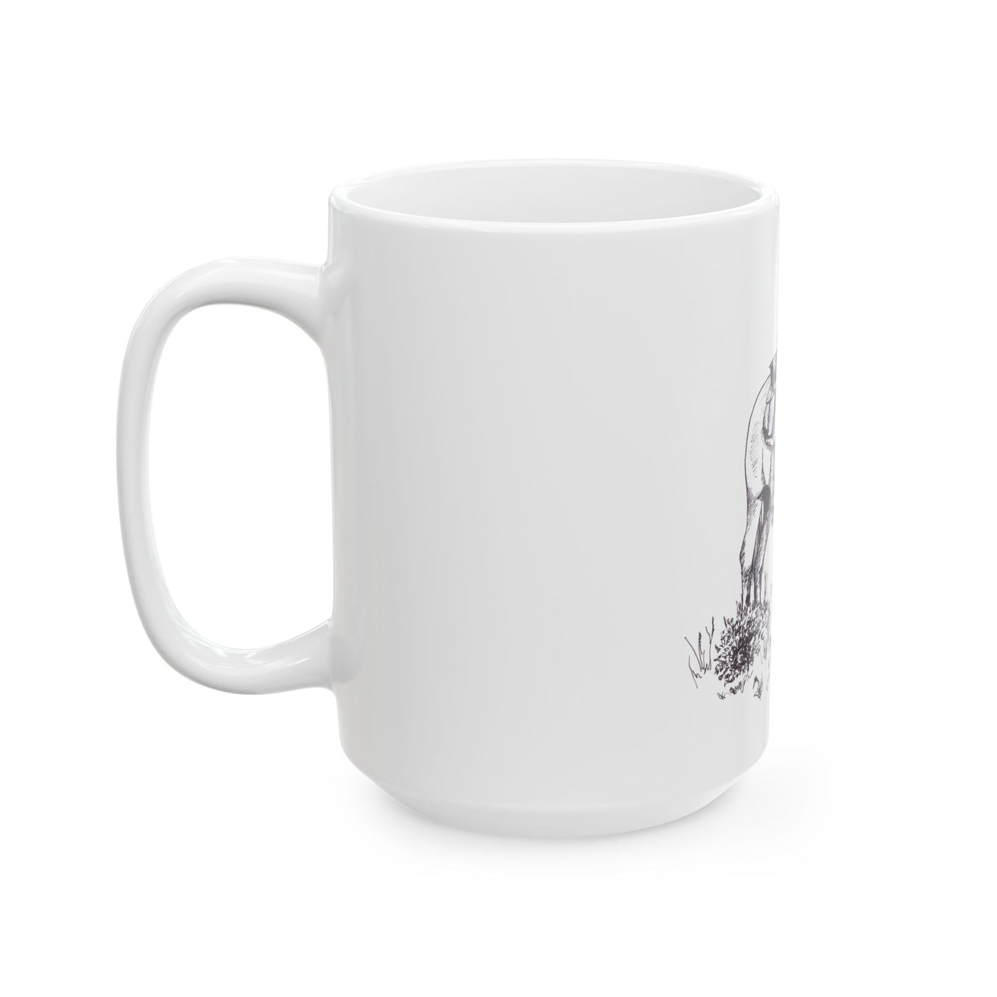 Cowhand's Break Mug, (15oz)